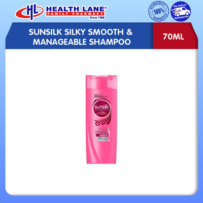 SUNSILK SILKY SMOOTH & MANAGEABLE SYAMPU 70ML